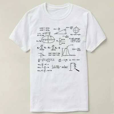MOMO精品-I hate mathematics math maths 數學  Tee T-Shirt T恤圓領短袖