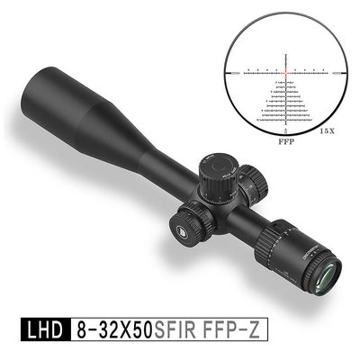 【BCS】DISCOVERY發現者LHD 8-32X50SFIR FFP-Z前置直調MRAD分化 狙擊瞄準鏡DI5529