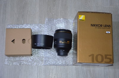 Nikon AF-S NIKKOR 105mm F1.4 E  人像鏡 9成新以上