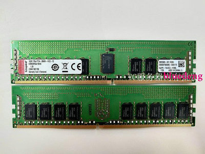 金士頓原廠DDR4 16G 1RX4 PC4 2666 REG伺服器記憶體 KSM26S4/16HA