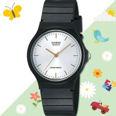 【促銷款】CASIO手錶專賣店 國隆 MQ-24-7E2 白面金丁字 數字指針學生錶(另MW-59 LQ-139)