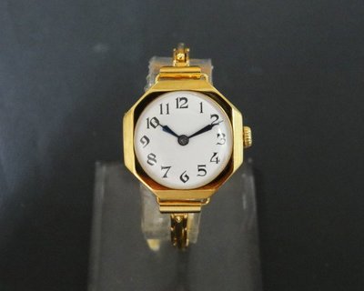 【讀冊人的老傢俬】勞力士 ROLEX 1910年正9K實金 女錶 古董錶 手錶  k金龍頭 古董錶 老錶
