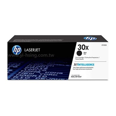 HP 30X 黑色原廠高容量碳粉匣 CF230X 適用 M203dw/M227fdn/M227fdw