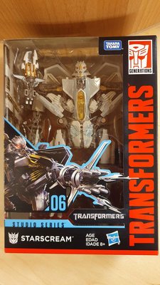 Hasbro 孩之寶 Transformers 變形金剛 SS06 Starscream 巡弋戰將 模型 公仔 玩具 機器人 TAKARA TOMY 狂派 6吋