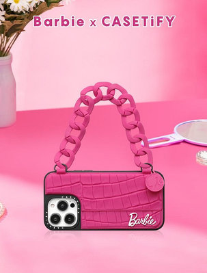 Barbie x CASETiFY 芭比手提包適用于iPhone14/13/Pro/Max限定手機殼