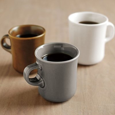 【豐原哈比店面經營】日本製 KINTO SLOW COFFEE STYLE 陶瓷馬克杯-白色 400CC