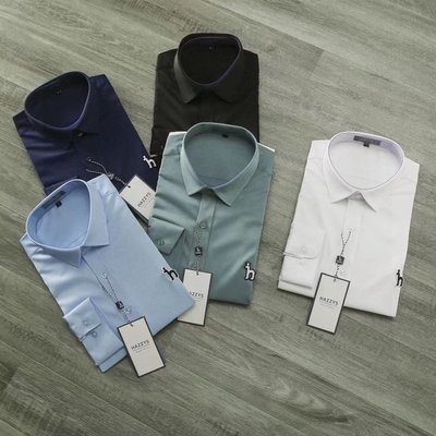Coco衫-HAZZYS哈吉斯襯衫 最新爆款春季時尚商務男士長袖襯衫-質量保障