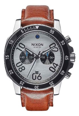 美國代購 Nixon Ranger Chrono Leather 男錶 手錶 兩眼錶 真皮錶帶