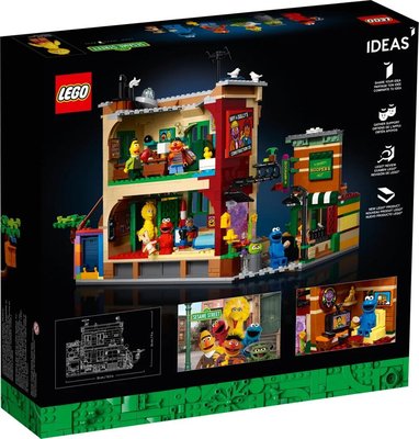 現貨 LEGO 樂高 21324 Ideas 系列 123 芝麻街 全新未拆 公司貨 另售燈組