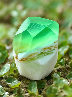 匠然工房-晶透寶石皂 #綠寶石
