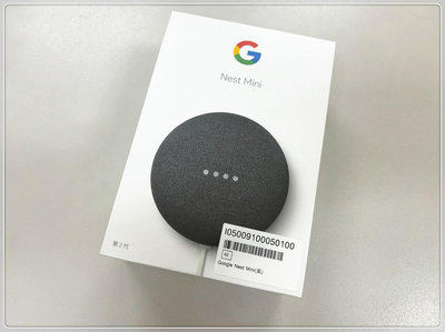 Google Nest Mini 第二代 黑色【台北市自取面交】