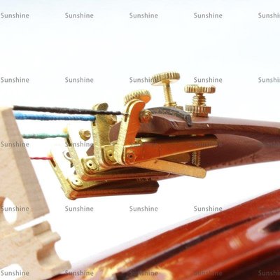 [sunlingt]熱銷#小提琴金色微調4/4-1/8小提琴配件弦鉤調音器精準調弦小提琴配件#樂器配件#樂器用品