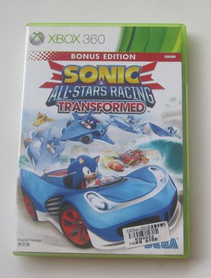 XBOX360 音速小子＆SEGA 超級巨星大賽車：變形 英文版 Sonic &amp; All-Stars Racing