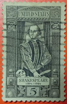 美國郵票舊票套票 1964 Shakespeare