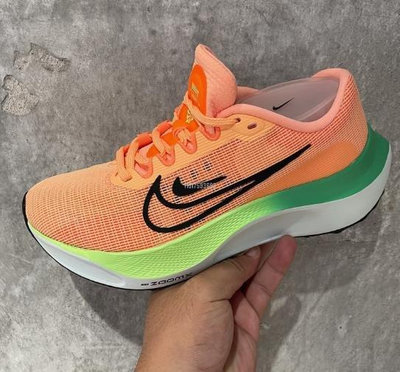 Nike Zoom Fly 5 橘綠 超彈輕盈跑步鞋 女鞋DM8974-800公司級