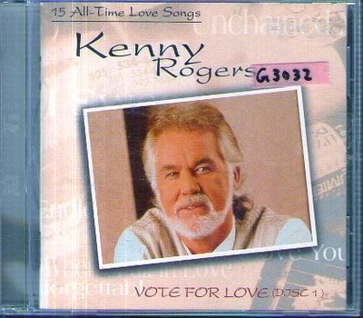 *愛樂嚴選3000*KENNY ROGERS / VOTE FOR LOVE 二手 G3032 (只有CD1)