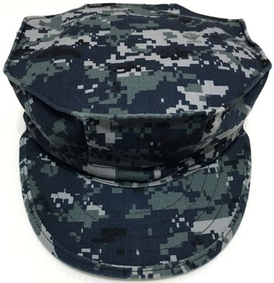 美軍公發 USN NWU TYPE I 海軍數位迷彩 八角小帽 無帽徽