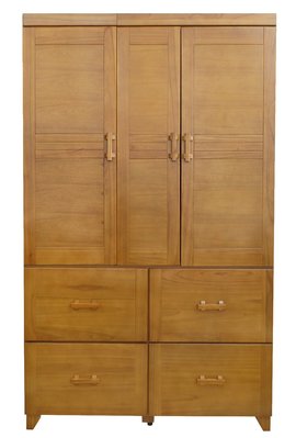 【尚品傢俱】790-36 特克斯4x7尺柚木半實木衣櫃