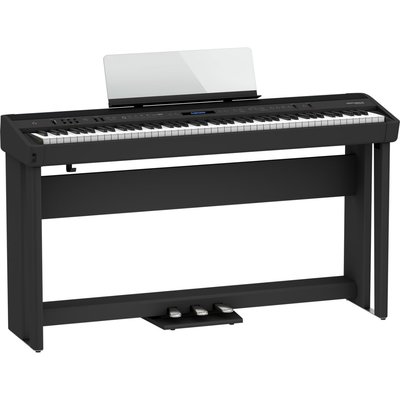 【反拍樂器】Roland FP-90X 黑色 電鋼琴 數位鋼琴（三踏板琴架組） 公司貨 免運