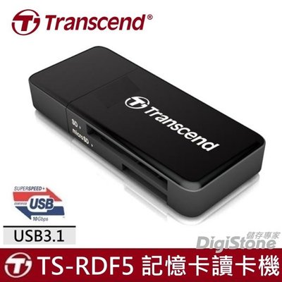 [出賣光碟] 創見 USB 記憶卡 讀卡機 TS-RDF5 適用 SD microSD TF 黑