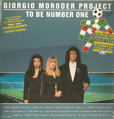 Giorgio Moroder To Be Number One 90意大利世界杯 LP黑膠唱片 【經典唱片】