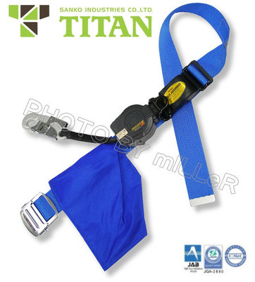 【米勒線上購物】日本 TITAN SL505-20A 卷取安全帶 小鉤 繫身型安全帶 符合CNS 6701 國家標準