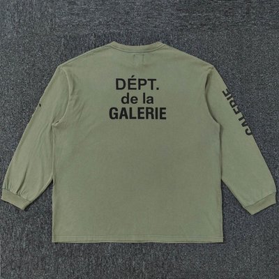 潮品#GALLERY DEPT. stonewashed classic logo printed tee 長袖T恤