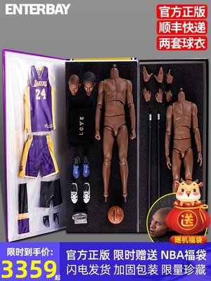 ENTERBAY科比4.0手辦兵人模型1\/6人玩偶可動NBA雕像kobe限量正版
