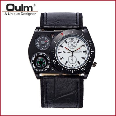 現貨手錶腕錶oulm歐鐳戶外運動錶男士時尚手錶石英錶4094手錶外貿手錶