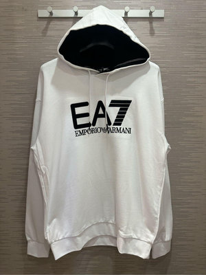 【EZ兔購】正品 EMPORIO ARMANI 亞曼尼 EA7  大學 T 連帽 衛衣 現貨 M L 號