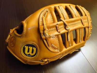 {圓圓小舖}全新美規美製威爾森 Wilson A2000 內外野兼用雙十字擋棒壘球手套 頂級北美牛皮美國製絕版品