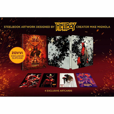 洪興 藍光BD 地獄怪客：血后的崛起 4K UHDBD 全紙盒限量鐵盒版 Hellboy