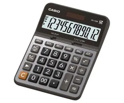 【威哥本舖】Casio台灣原廠公司貨 DX-120B 實用桌上型12位元計算機 商用計算機