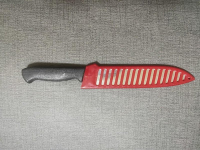 旅遊露營切刀 菜刀 日本製造 不鏽鋼水果刀附套 (尖刀身) 料理刀具