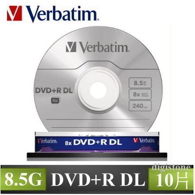 [出賣光碟] 威寶 8x DVD+R DL 單面雙層 8.5G 空白光碟 燒錄片 國際版 10片布丁桶裝