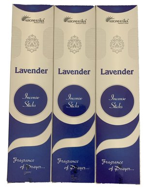 [晴天舖] 印度線香Aromatika fragrance of praye Lavender 薰衣草 100G 大包裝