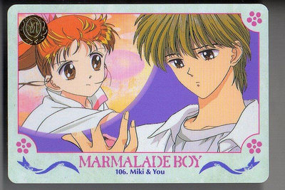 《CardTube卡族》(061122) 106 日本原裝橘子醬男孩 萬變卡∼ 1995年遊戲普卡