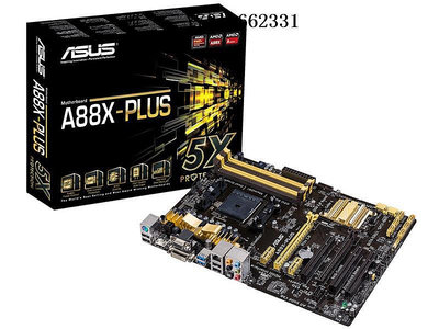 電腦零件Asus/華碩 A88X-PLUS全固態A88X主板FM2+/FM2兼容7850K筆電配件