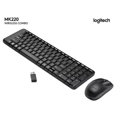 中文版 Logitech 羅技 MK220 無線鍵盤滑鼠組 K220