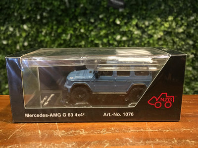 1/64 NZG Mercedes-AMG G63 4x4 (W464) Blue 1076/21【MGM】