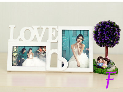 LOVE情侶相框系列 2-3框 ＊ 婚禮小物 韓風相框 時鐘 佈置 情人節 結婚紀念 照片 相本 抽獎 婚紗相框
