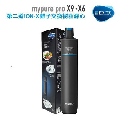德國 BRITA mypure pro ION-X樹脂濾心適用X9、X6 過濾系統第二道濾心可去除水垢