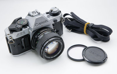 二手新中古:經典CANON AE-1P+NFD 50mm F1.4 輕巧文青相機135底片機8成新