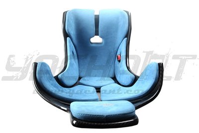 通用汽車賽車座椅座椅導軌藍色黑色干碳纖維安全帶座椅車座賽車手 /請議價