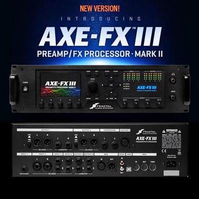 眾信優品 【新品樂器】美產Fractal Audio AXE FXIII FX3 MkII電吉他機架綜合效果器YQ1079