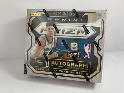 2020-21 Panini NBA Prizm Factory Sealed Choice Box未拆盒卡