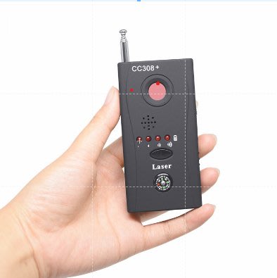 CC308+信號探測器 防針孔 防偷拍 防攝影 防監聽 金屬探測器 電磁波偵測器 反偷聽偵測鏡頭