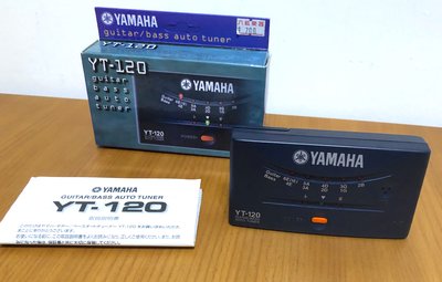山葉 YAMAHA YT-120 調音器  guitar bass auto tuner 原價700元