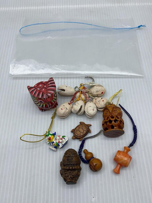 日本 一堆小玩意 貓頭鷹、小烏龜、七福神、全部打包出、回流中