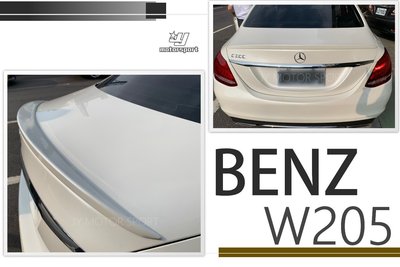 》傑暘國際車身部品賓士 BENZ W205 C180 C200 C250 AMG樣式 尾翼 鴨尾 ABS W205 尾翼